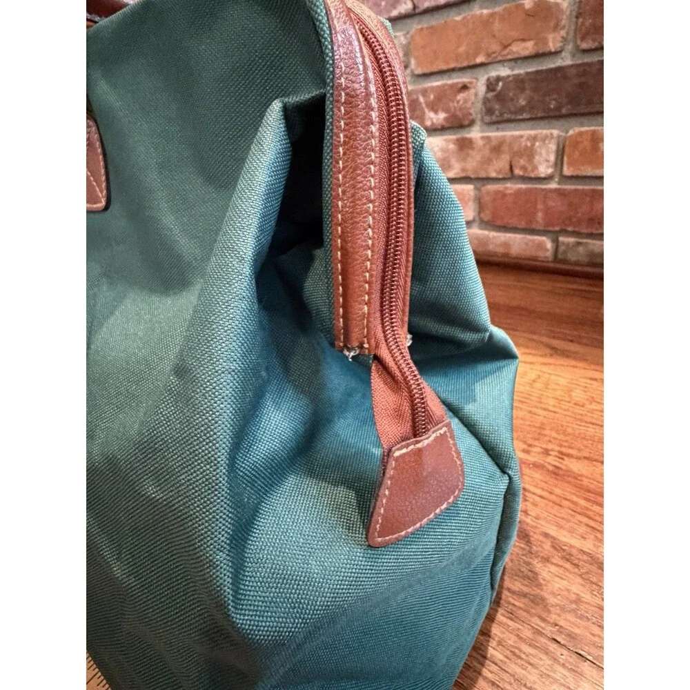 Vintage Ralph Lauren Weekender Duffle Bag 80's-90's Green Canvas Travel Tote